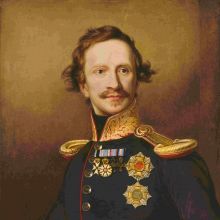 König Ludwig I. von Bayern in der Uniform eines Feldmarschalls (um 1850)