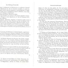 Friede von Pressburg vom 26. Dezember 1805, deutsch-französischer Text, Seiten 3 und 4