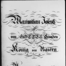 Verfassung des Königreichs Bayern aus dem Jahr 1818, Erste Seite