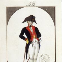 Uniform eines „Hofkriegsraths“ der bayerischen Armee (um 1800)