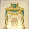 Entwurf eines Thronbaldachins für Königin Karoline von Bayern (um 1810)