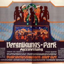 Werbeplakat zur „Vergnügungs-Park-Ausstellung“ 1911