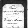„Origl. Protocoll, welches über die Form Sr. Kurfürstl. Durchl. angenommene Würde eines Königs von Baiern abgehalten worden den ersten Tag des Jahres 1806“ (1806)