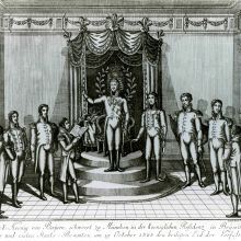 König Ludwig I. von Bayern schwört auf die Verfassung (1825)