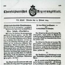 „Churpfalzbaierisches Regierungsblatt“ (1805)