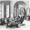 „Königliche Erzgießerei in München: Ansicht des Ziseliersaals“ (1845)