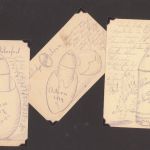 Album aus der Zeit des Ersten Weltkriegs mit Zeichnungen im Feldpostkartenformat