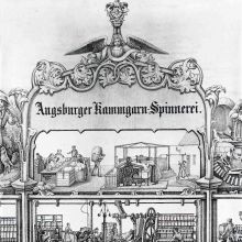 Augsburger Kammgarn-Spinnerei (Mitte 19. Jahrhundert)