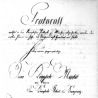 „Protocoll welches in dem Königlichen Pallaste zu München abgehalten worden, den ersten Jänner im Jahre ein Tausend acht hundert und sechs“ (1806), Seite 1