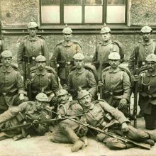 Gruppenbild bayerischer Soldaten