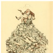 Karikatur „Der Kriegsgewinnler“  