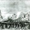 Fackelzug in Augsburg anlässlich des Besuchs von König Ludwig I. (September 1846)